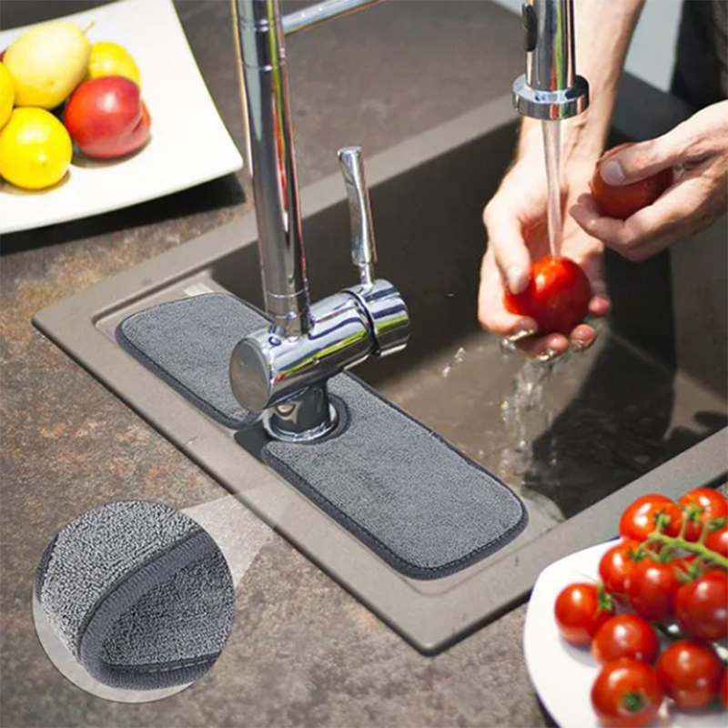 Kitchen Sink Splash Guard Sinkmat for Kitchen Faucet