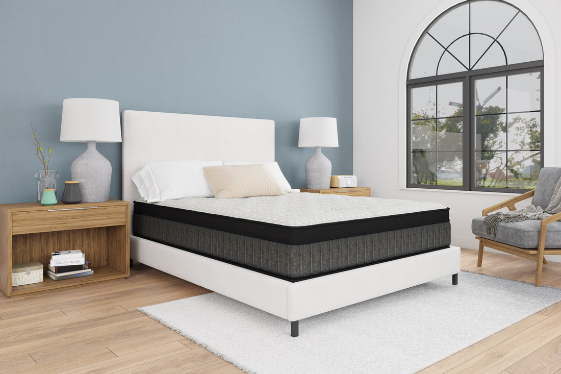 IceTech 10-Inch Pro-Cooling Euro Top Mattress – Luxury Firm Foam Encased Hybrid Support
