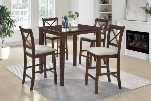 Tahoe Beige 5-Piece Pub Set